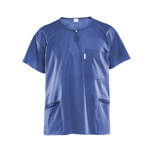 BARRIER Surgical Scrub Shirt Blue Single Use