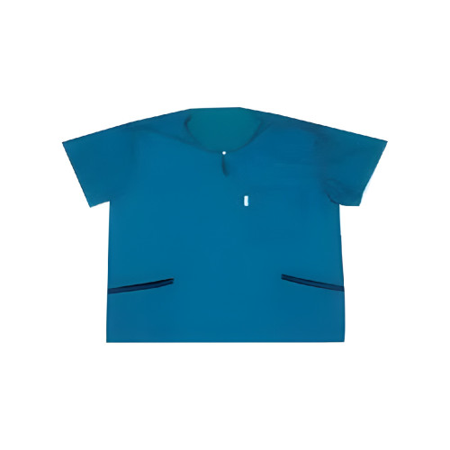BARRIER Surgical Scrub Shirt Blue Single Use