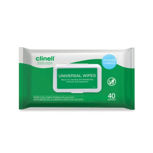 Clinell Universal Sanitising Wipes - 40 per pack