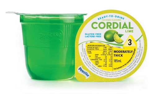 Precise RTD 185ml - Moderately Thick Level 3 - Lime Cordial