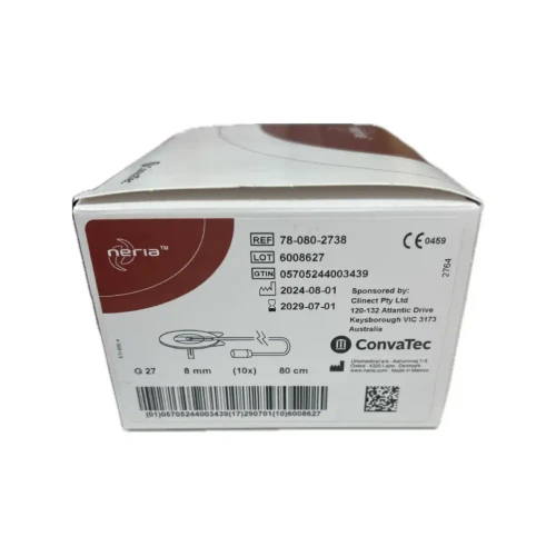 Cannula Neria G27 8mm x 80cm Tubing - 10 Pack