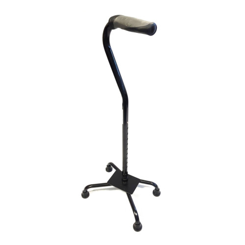 RCN0103 Small Base Quad Cane with TPR Handle - Mobility Walker RCN0103 Small Base Quad Cane with TPR Handle - Mobility Walker