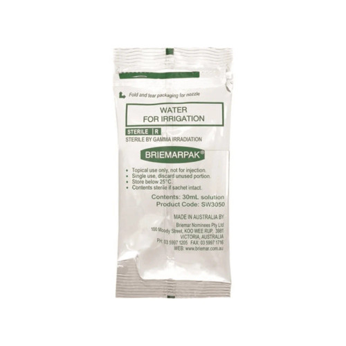 Briemar Sterile Water for Irrigation 30mL sachet