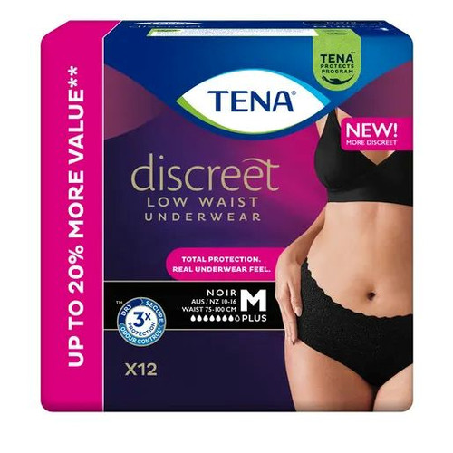 Tena Pants Women Discreet - Black (Noir) - Medium
