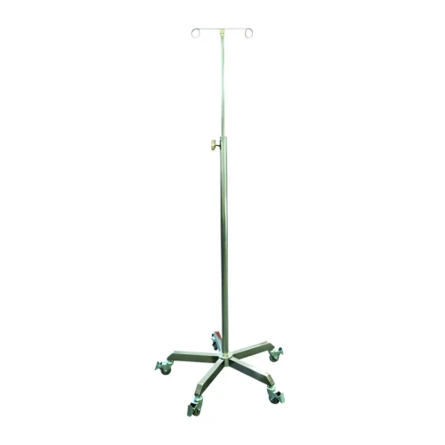 IV Stand Stainless Steel 2 Prong