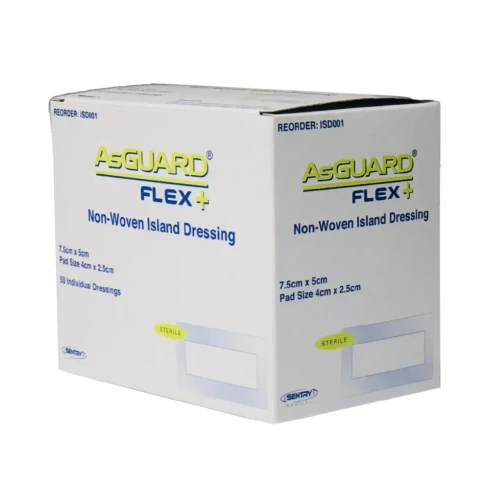 Asguard Flex Non-Woven Island Dressing 7.5 x 5cm
