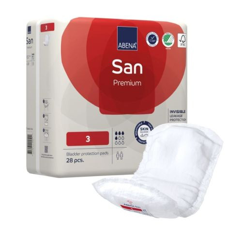 Abri San Premium Pads Unisex - Red