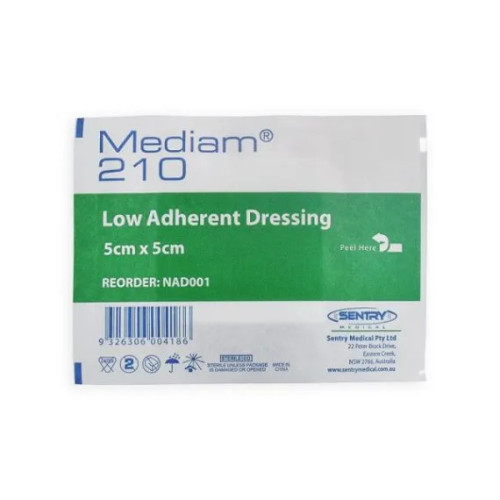Mediam 210 Low Adherent Dressing 7.5cmx7.5cm Mediam 210 Low Adherent Dressing 7.5cmx7.5cm