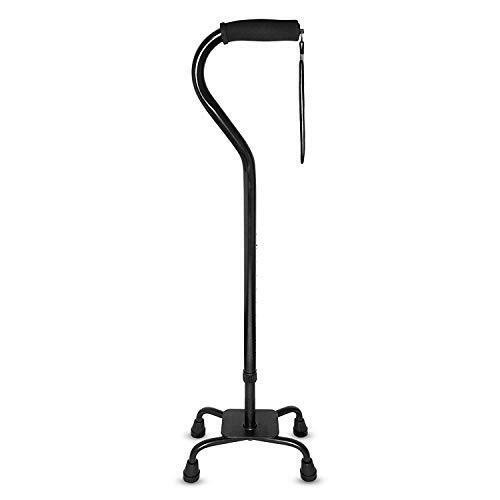 Small Base Quad Cane - Colour Black - Each