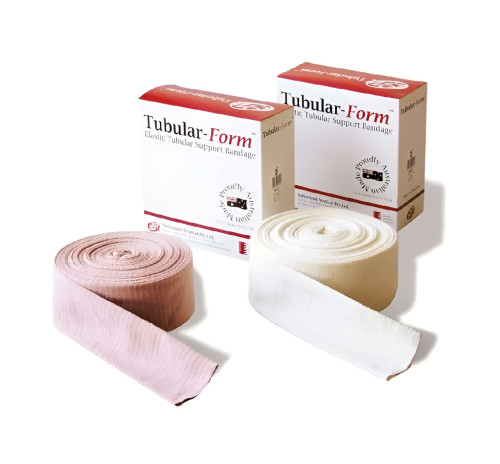 Tubular Form Compression Bandage Size D 7.5Cm Wide Large Arms/Legs Latex Free Natural SM103 Tubular Form Compression Bandage Size D 7.5Cm Wide Large Arms/Legs Latex Free Natural SM103
