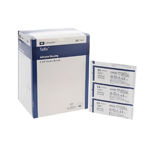 Telfa Dressing Pad With Adhesive Strip 7.5cm x 10cm