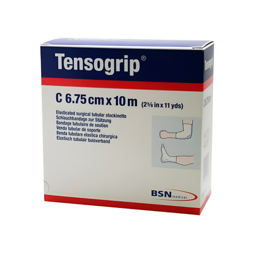 Tensogrip Tubular Bandage Size C 6.75cm x 10mtr White