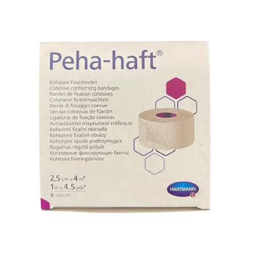 Peha Haft Cohesive Bandage 2.5cm x 4mtr -  Roll Peha Haft Cohesive Bandage 2.5cm x 4mtr -  Roll