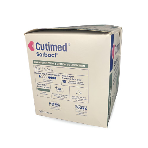 Cutimed Sorbact Compress Swab 7 x 9cm