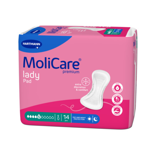 MoliCare Prem Lady Pad 5D - 14 Pack