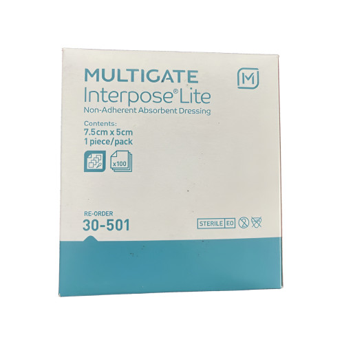 Interpose Lite Dressing 7.5cm x 5cm - 100 Pack Interpose Lite Dressing 7.5cm x 5cm - 100 Pack