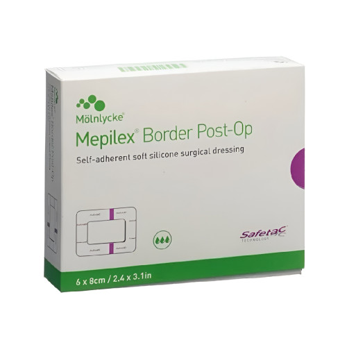 Mepilex Border Post Op 6 x 8cm - 10 Pack Mepilex Border Post Op 6 x 8cm - 10 Pack
