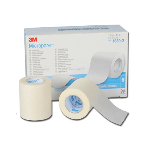 3M Micropore Surgical Tapes 5cm x 9.1m White 3M Micropore Surgical Tapes 5cm x 9.1m White