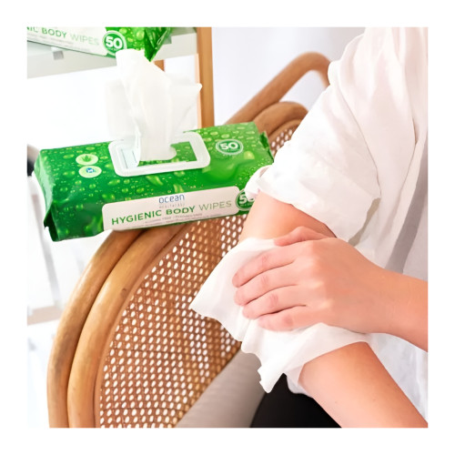 Ocean Healthcare Hygienic Body Wipes 33 x 23cm