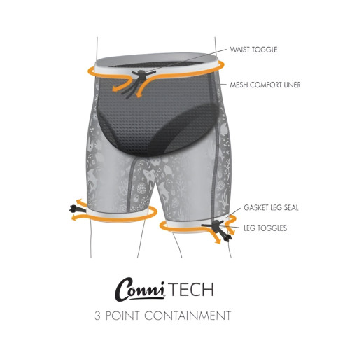 Conni Kids Togglz Swim Short Ocean Blue 14-16 Waist 71cm