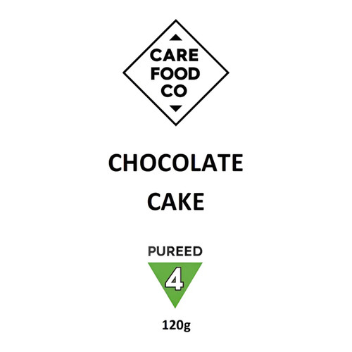 Care Food Co Chocolate Cake 120g - IDDSI Level 4 pureed - Each