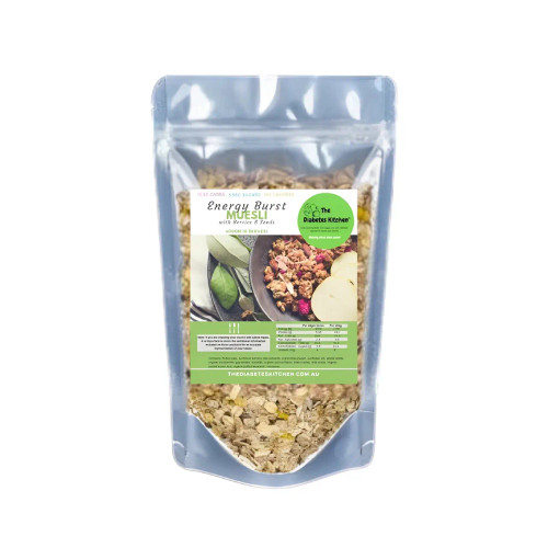 Energy Burst Muesli – Diabetic-Friendly, Low GI & Gluten-Free