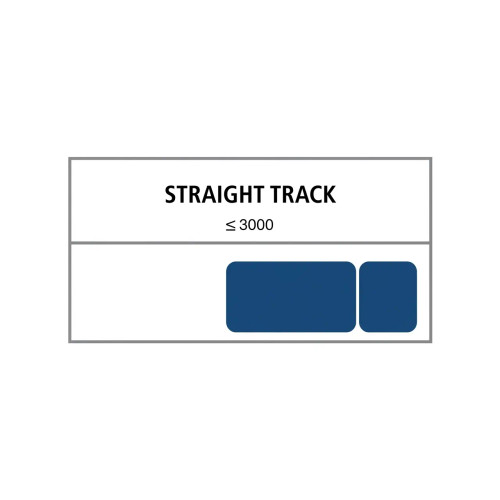 Curtain Track Straight 300cm