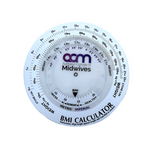 BMI Calculator Wheel