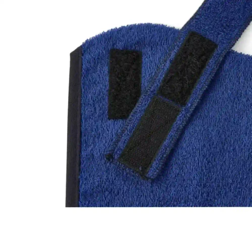 Minappi Bib With Velcro 35x65cm Waterproof Navy - Each