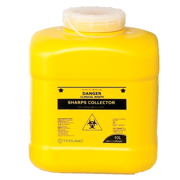 Sharps Container With Screw Lid 