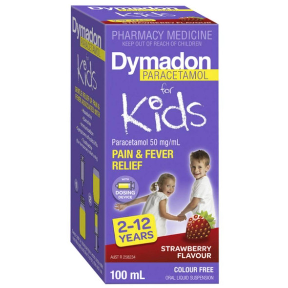 Dymadon 2-12 Years Sugar Free 200Ml
