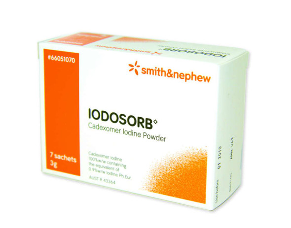 Iodosorb Cadexomer Iodine Powder 3Gm Sachet -  7 Pack