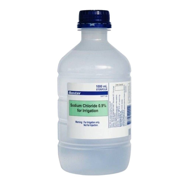 Sodium Chloride Irrigation Solution Bottle