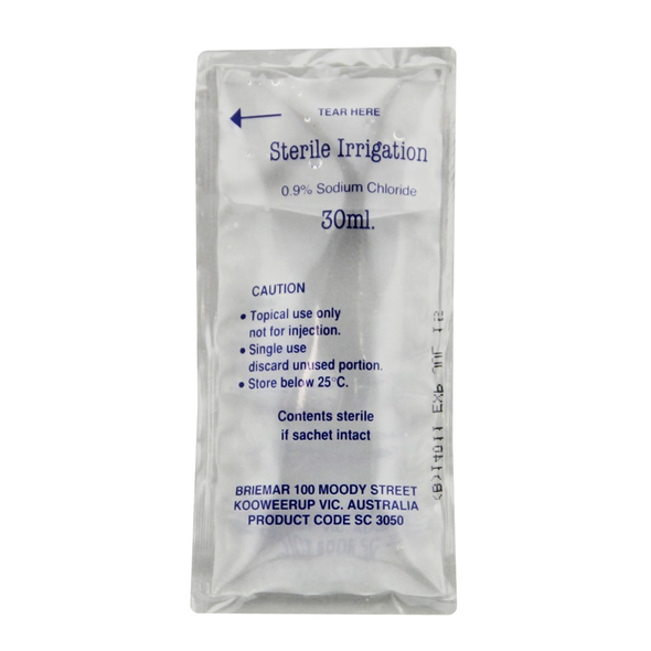 Sodium Chloride Irrigation Solution Sachets 30ml