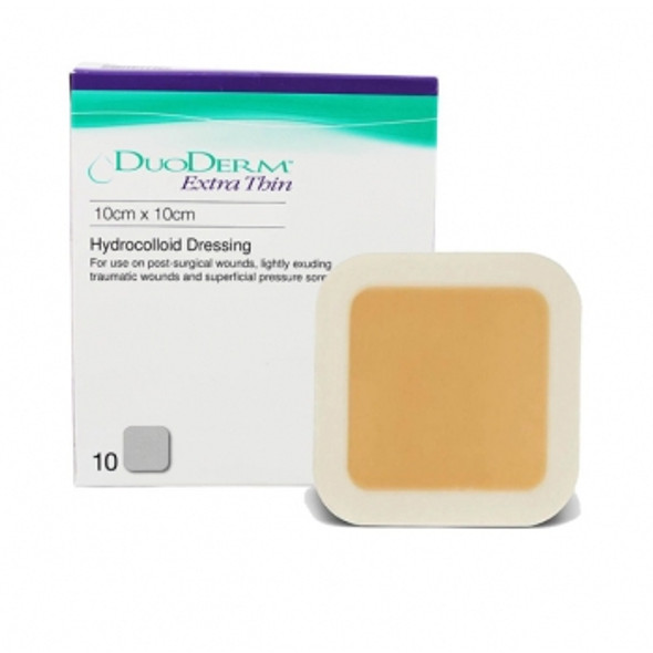 Duoderm Extra Thin dressing 10 x 10cm - BOX/10 Duoderm Extra Thin dressing 10 x 10cm - BOX/10