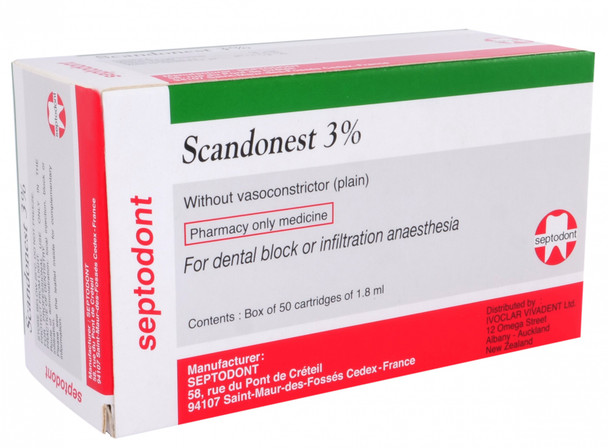 Scandonest Plain 3% 2.2ml