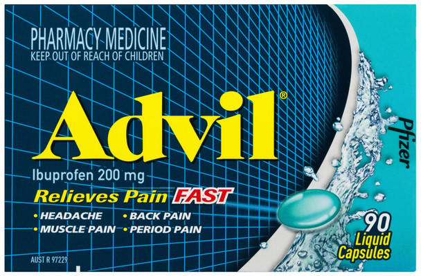 Advil Cap Liquid - 90 Pack