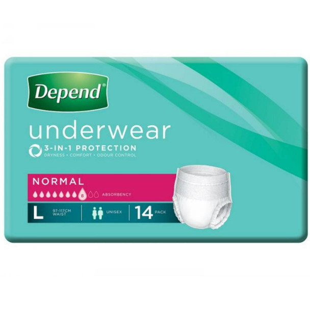 Depend Normal Underwear Nappy Pants