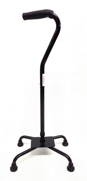 RCN0104 Large Base Quad Cane with TPR Handgrip - Mobility Walker