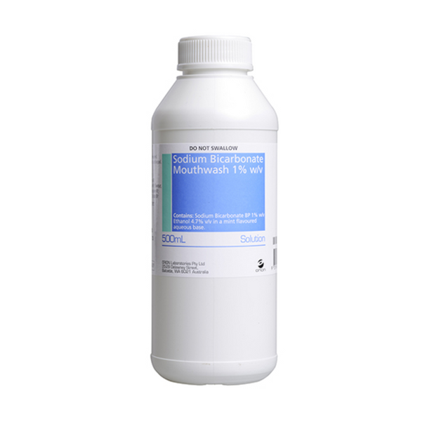 Sodium Bicarbonate 1% Mouthwash 500ml