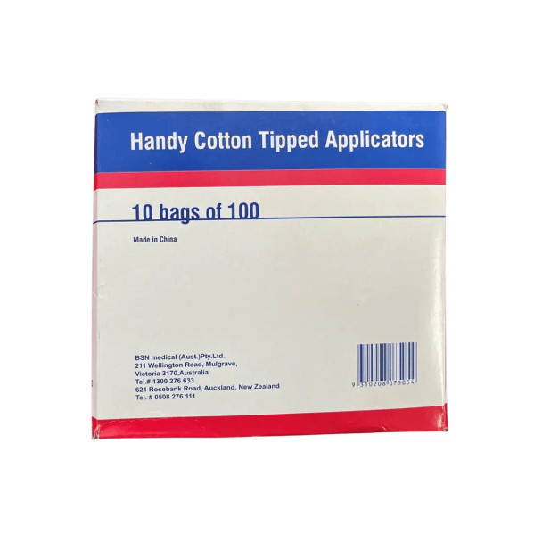 BSN Handy Cotton Tips 15cm Non Sterile - 100 Pack