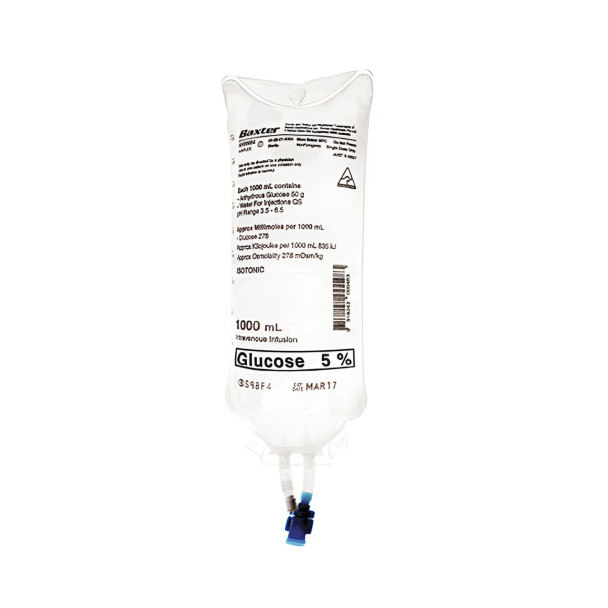 Viaflex 5% Glucose IV Solution 1000ml