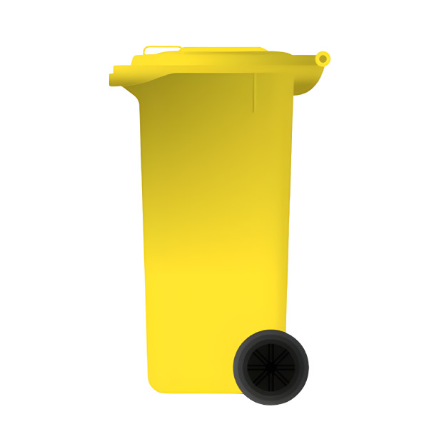 Bin 240 Litres Yellow