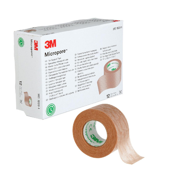 3M Micropore Surgical Tapes - Tan 