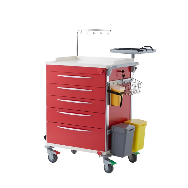 Emergency Trolley Red 