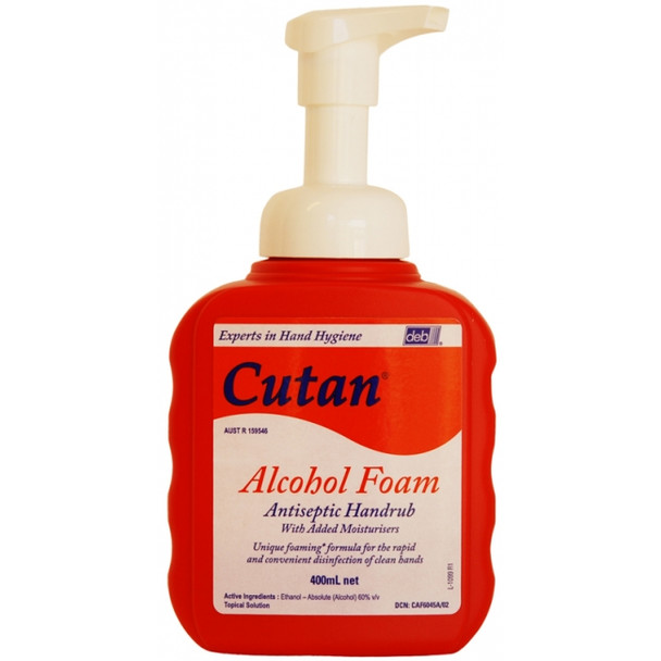 Cutan Alcohol Foam Hand Sanitiser  400ml - Bottle