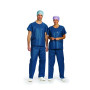 BARRIER Surgical Scrub Shirt Blue Single Use