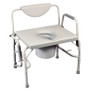 Bariatric Drop Arm Commode/Over Toilet Aid - Each