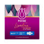 Poise Live Free Pad Regular Female 150ml With Wings 24cm White/Pink - 14 Pack