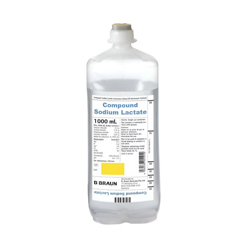 Hartmanns Compound Sodium Lactate IV 1000Ml - 10 Pack